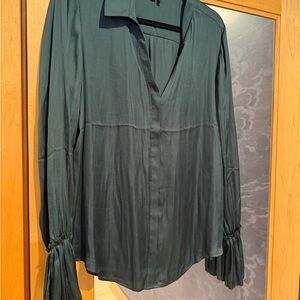 PAIGE Deep Green Blouse